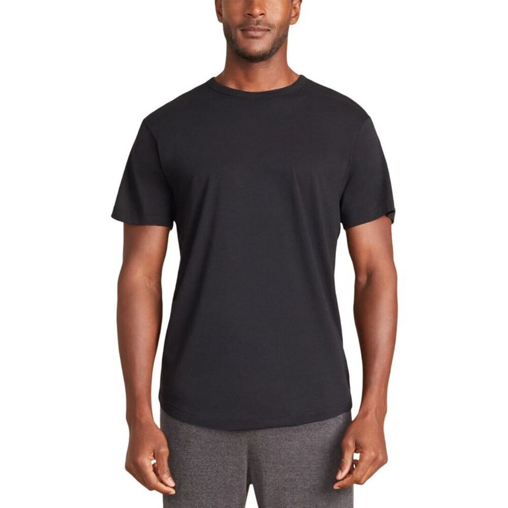 Barefoot Dreams Mens  Washed Jersey Shirt, Black
